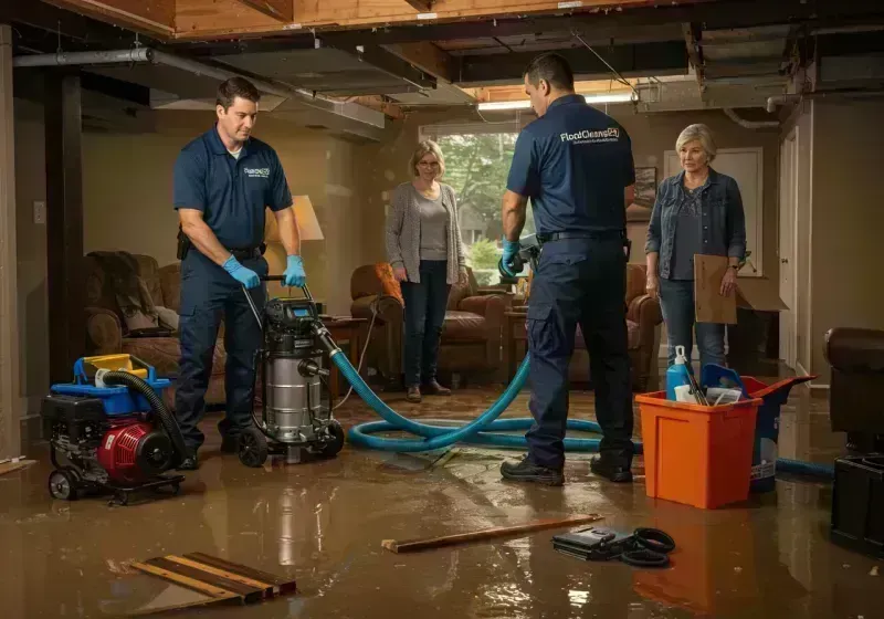 Basement Water Extraction and Removal Techniques process in Flora, IN